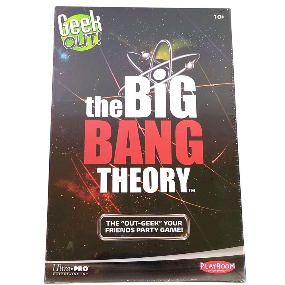 The Big Bang Theory Game Geek Out! Party Trivia Game NEW SEALED